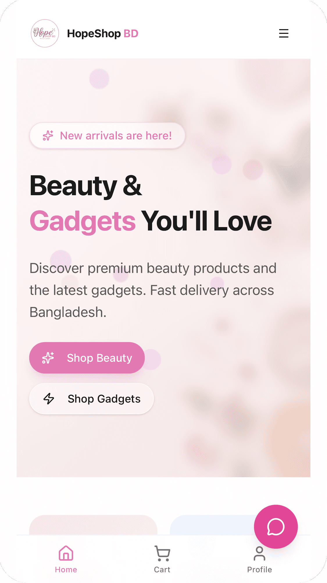 HopeShop BD - Modern Next.js 16 E-commerce Platform