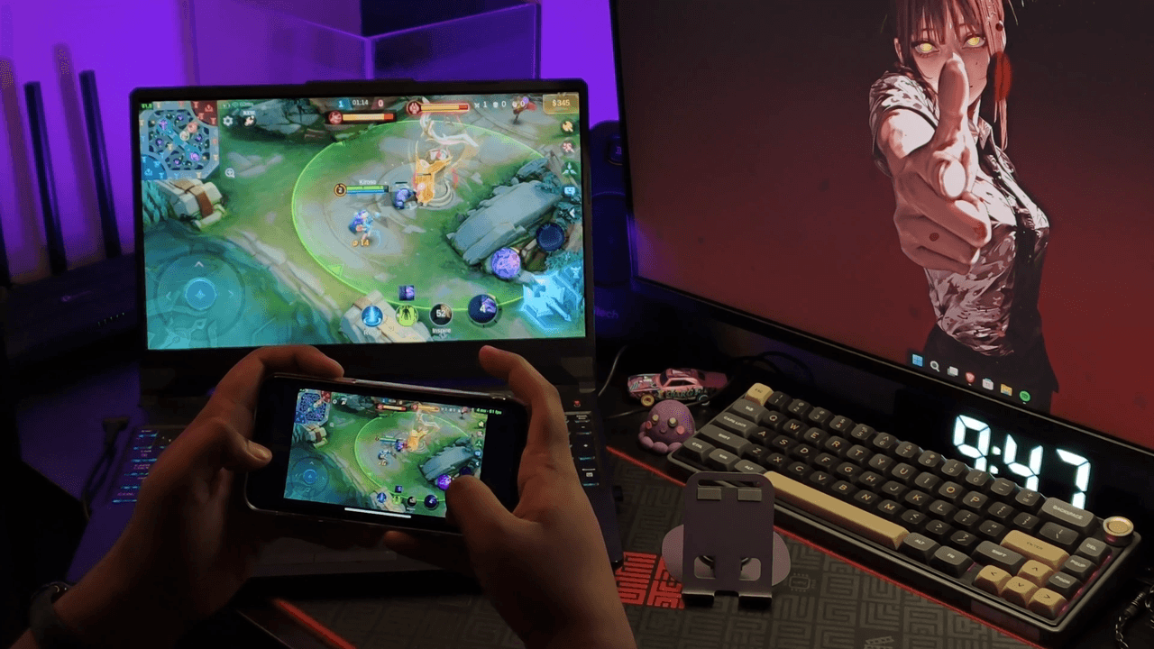 ToPlay - Low-Latency PC-to-Phone Streaming with Real Multi-Touch